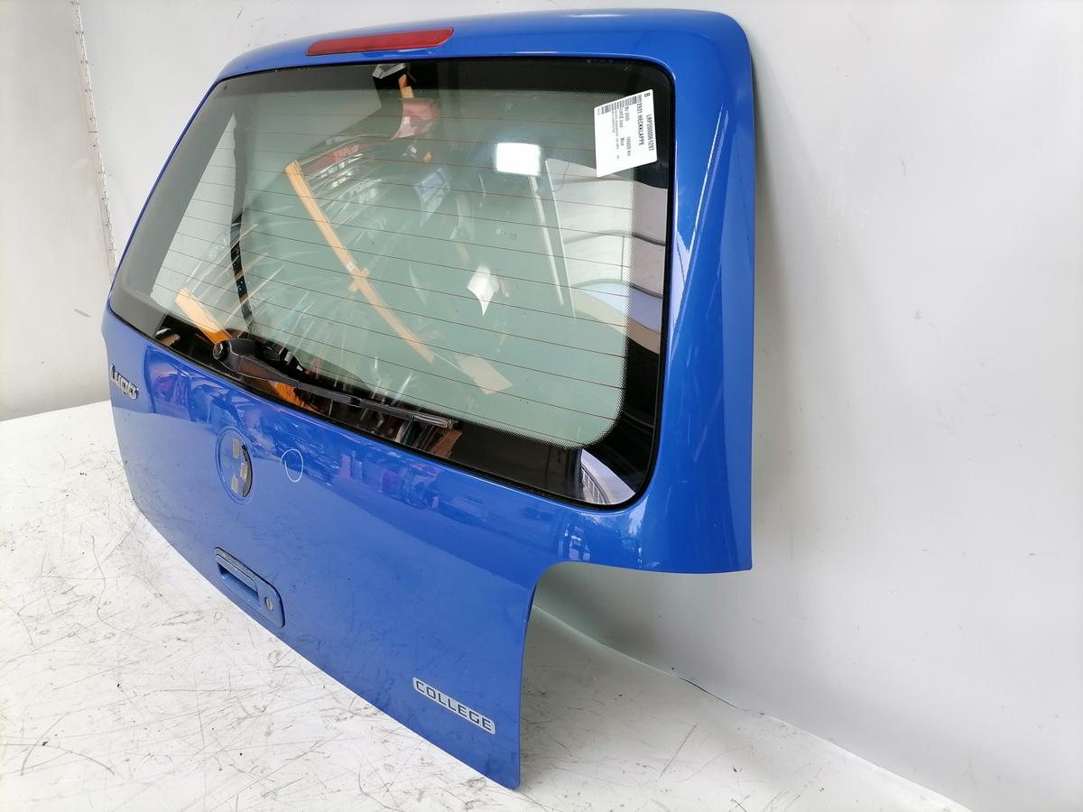 VW Lupo original Heckklappe mit Heckscheibe LW5Z Jazz Blue Bj.2000